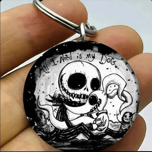 Nightmare B4 Christmas Jack Zero love Keychain